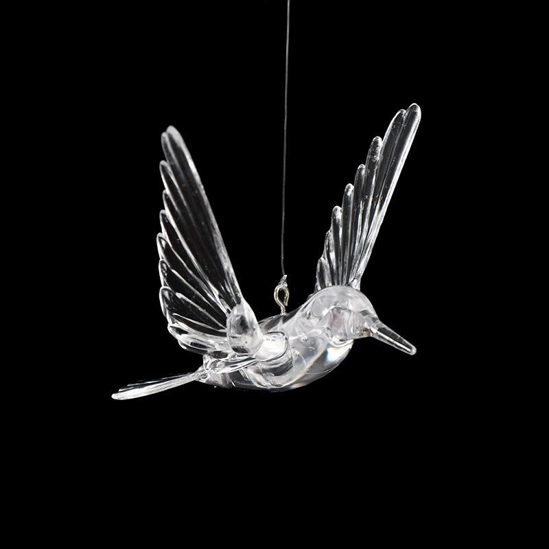 Popular HIgh Quality Different Size Acrylic Bird Hanging Bird Party Bouquet Ceiling Decoration