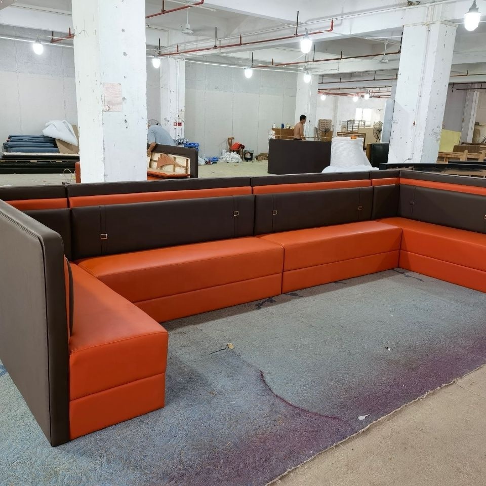 modern simple  restaurant furniture booth seating lunch dinner table sofa booth seat  restaurant booth