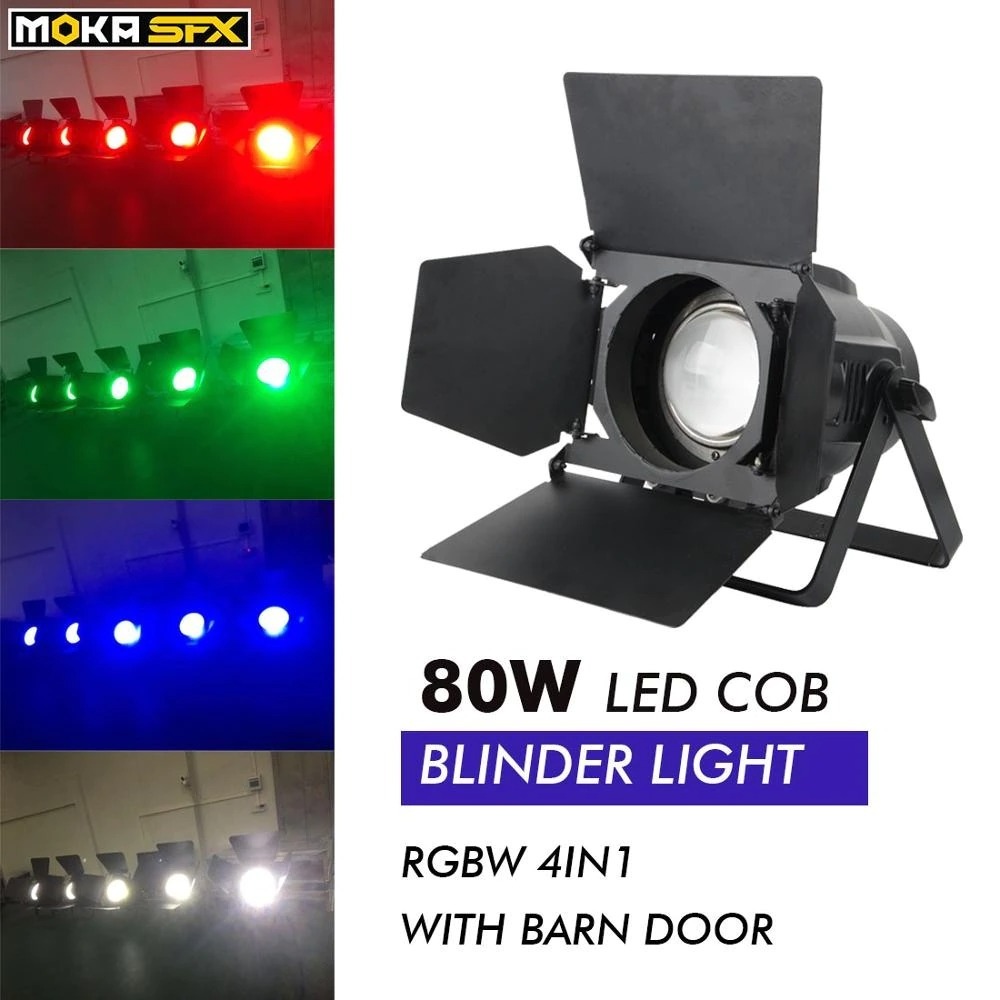 Moka 80W COB Par 4in1 Lighting On Stage Theatre Church Stage Lights Stage Spot Lighting