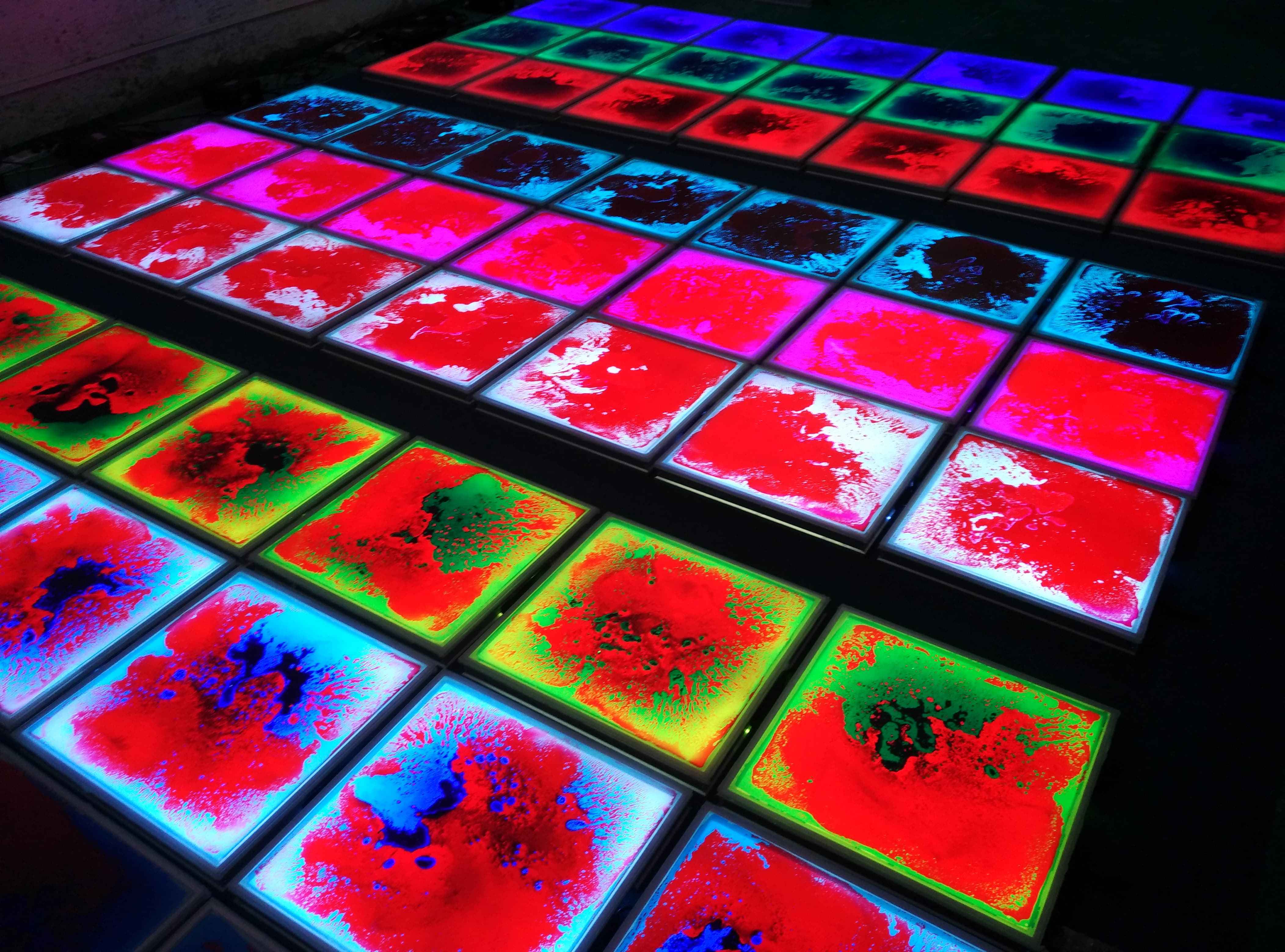 China Original Factory Sensory Led Liquid Lava Floor Kids Sensory Play Party Interactive 3d Dynamic Light Up Led Dance Floor