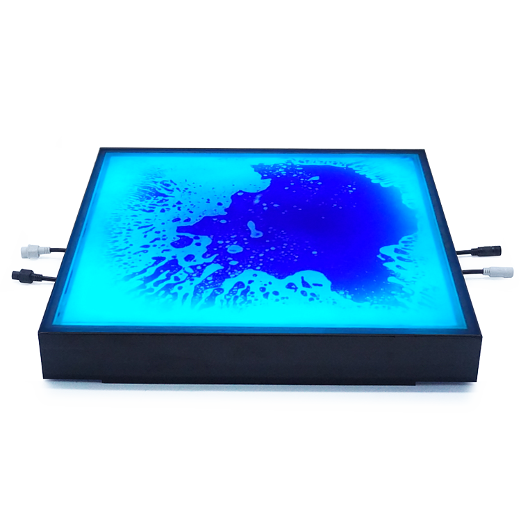 Moka Flowing Liquid Led Dance Floor for Sensory Play Party InteractiveLed Dance Floor Mat