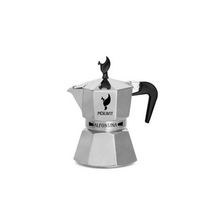 Alfonsina One Induction Coffee Moka Pot Aluminum Espresso Coffee Maker Plastic Handle 3 Cups Kitchen Tools Accessories