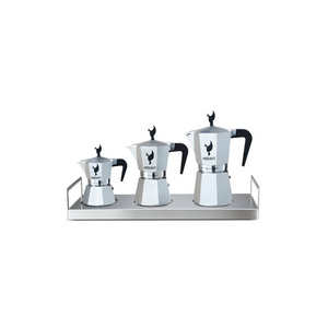 Set Chef Coffee Moka Pot Aluminum Espresso Coffee Maker Plastic Handle 3 -6- 9 Cups Heat Resistant Tools Accessories  and Try