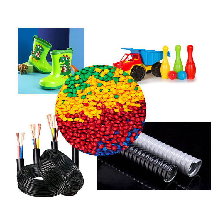 High quality Soft PVC granules / PVC resin / PVC compound plastic raw material factory price manufacturer