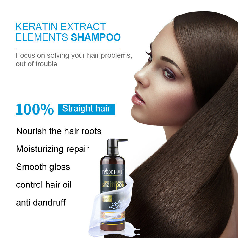 Mokeru Professional Sulfate Free Salon Hair Shampoo Keratin Hair Care Shampoo for Women Keratin Hair Shampoo Treatment