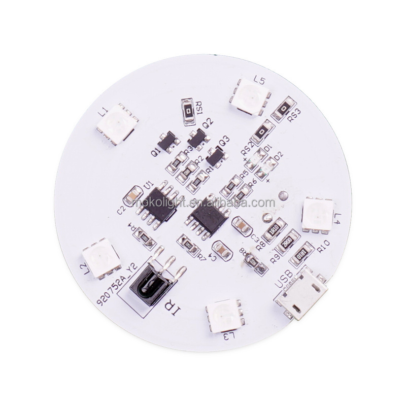 LED SMD Round LED PCB Board Aluminum Board AC 220V Dimmable Aluminium Led Panel Board For LED SMD 2835 Round rgb led pcb