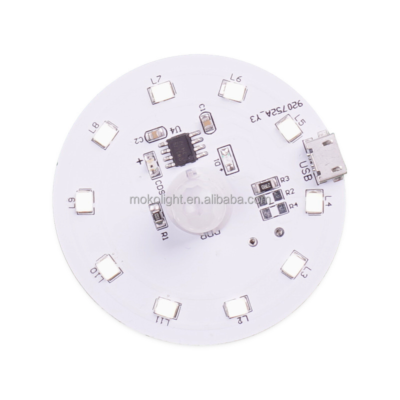 LED SMD Round LED PCB Board Aluminum Board AC 220V Dimmable Aluminium Led Panel Board For LED SMD 2835 Round rgb led pcb