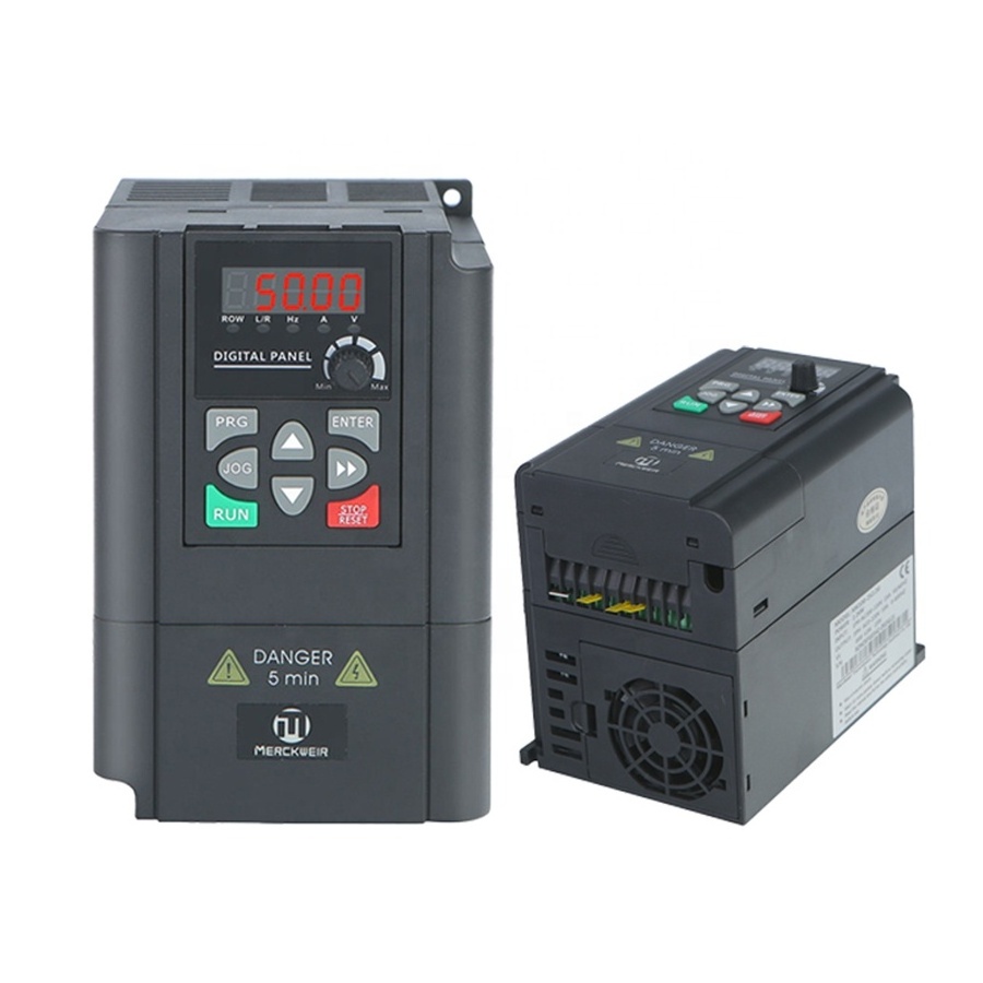 VFD Inverter 0.4kw 0.75kw 1.5kw 2.2kw 3kw 4kw Frequency Converter Variable Speed Drive