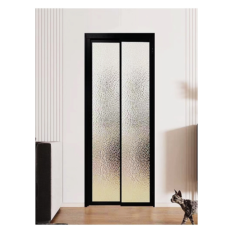 Aluminum Sliding And Swing Door With Tempered Glass Waterproof PD Door Made in China