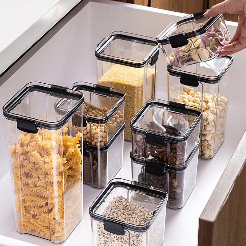 Plastic Airtight Food Storage Containers With Lids Energy Rice Food Storage Container Set Extra Large Food Kitchen Storage