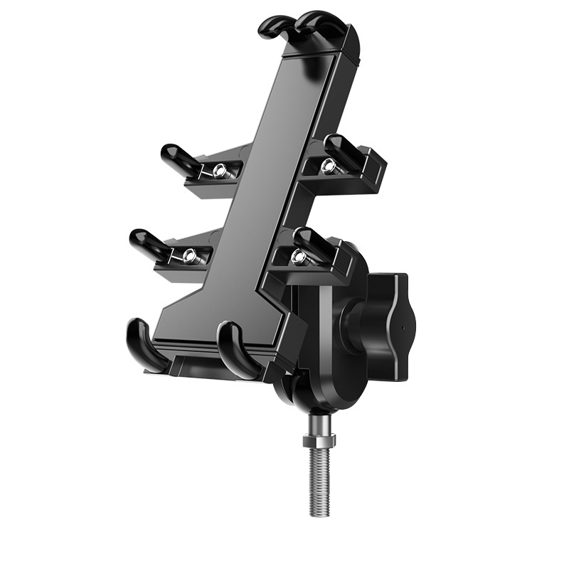 Xunting Stable Mobile Metal Aluminium Alloy Exercise Handlebar Mount Motorcycle Cell Universal Waterproof Bike Phone Holder