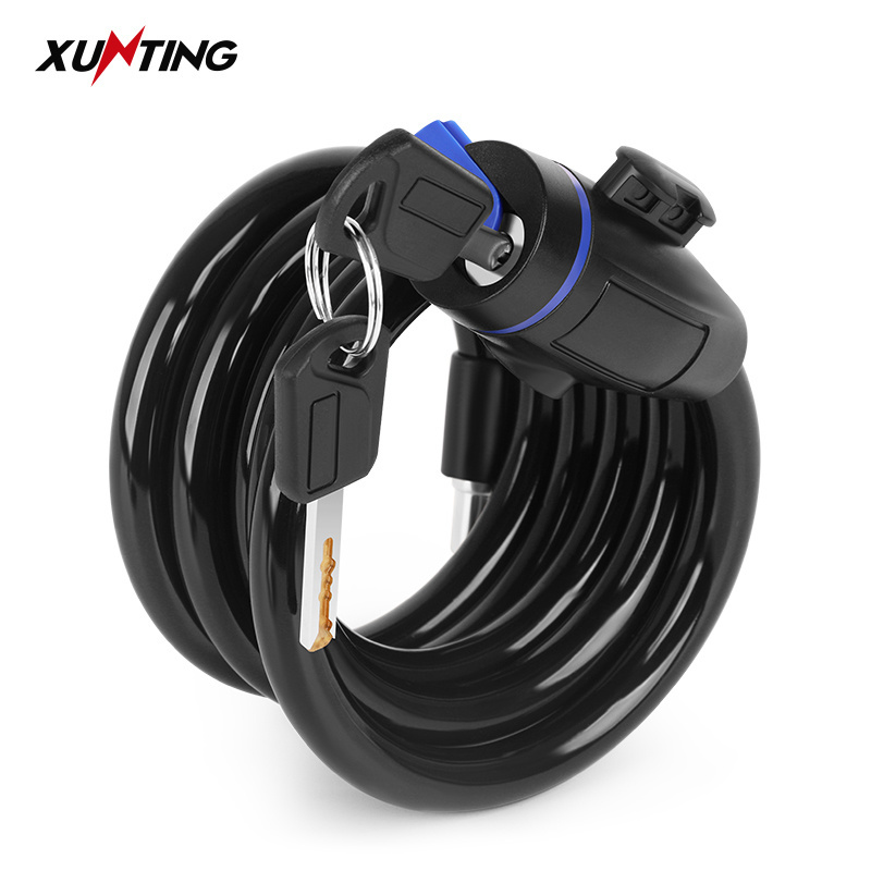 Xunting Bike Lock Anti-theft MTB Road Bicycle Steel Wire Cable Lock Motorcycle Helmet Folding Bike Electric Scooter Safety Lock