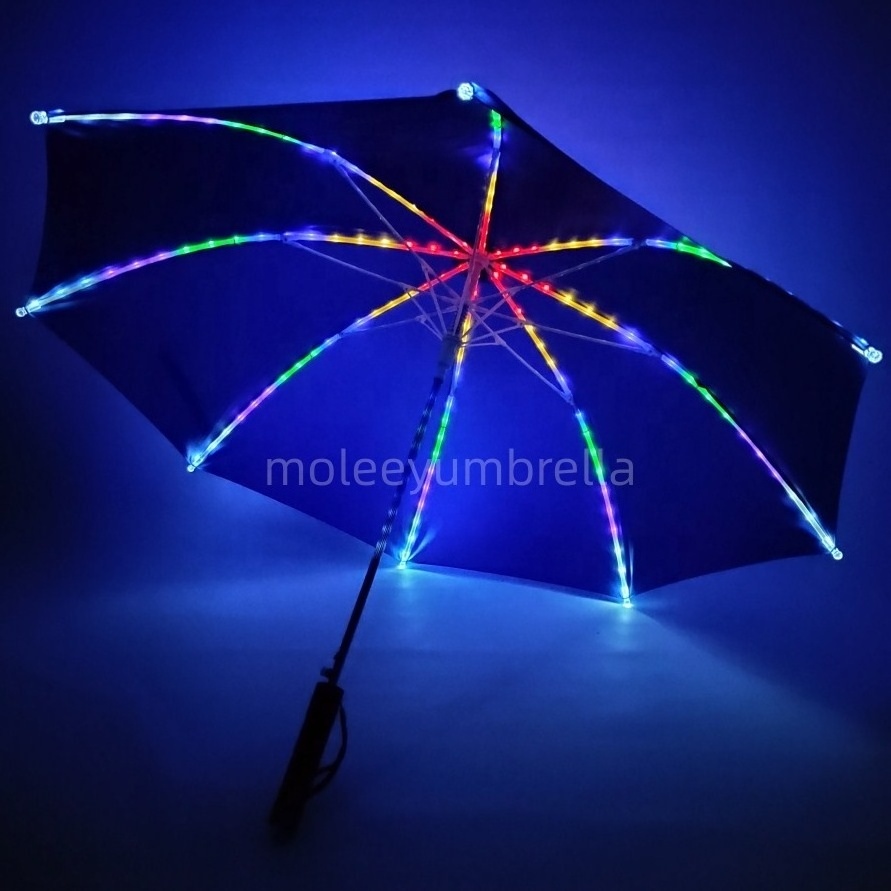 New Arrival Fantastic Fireworks Skyrocket Led Umbrella With Led Flash Lights