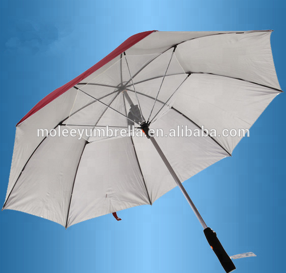 Good Quality Fan Golf Umbrella with Fan