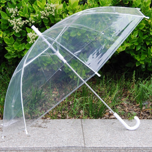 Custom Print PVC Transparent Umbrella for Kid and Adult