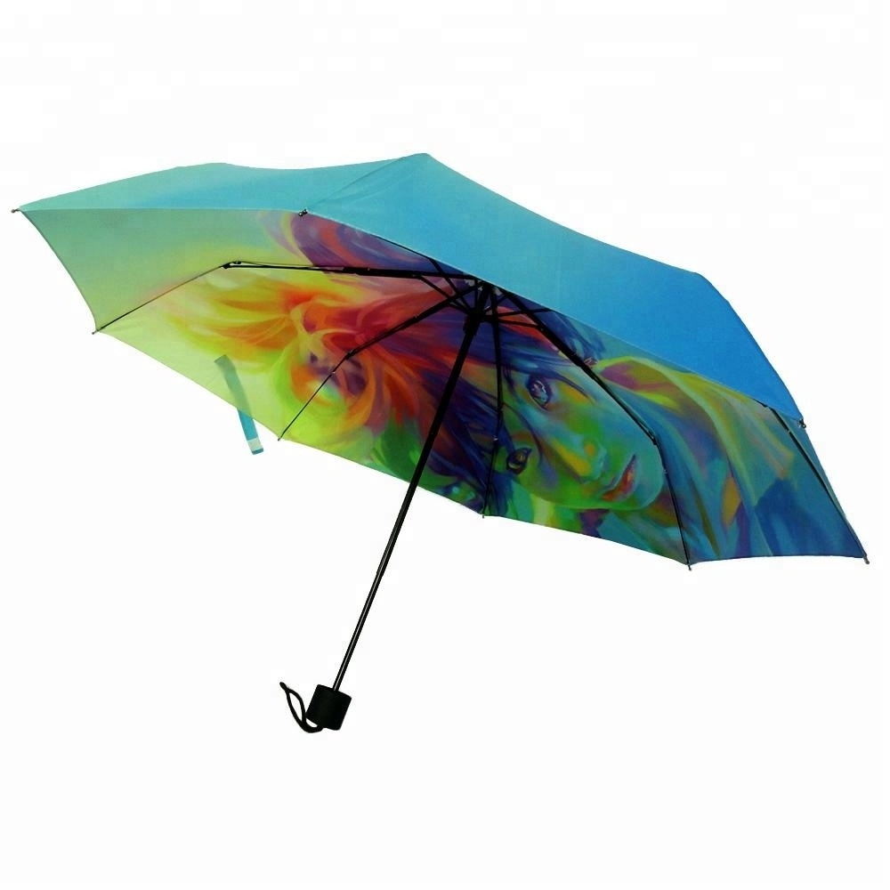 Custom Photo Print 3 Fold Umbrella