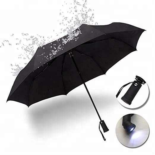 High Quality and Innovative LED Umbrella Manual Open LED Umbrella Factory