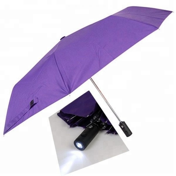 High Quality and Innovative LED Umbrella Manual Open LED Umbrella Factory