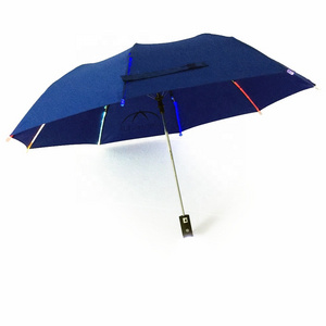 Newest Design Handle LED Light Umbrella Promotional Umbrella With LED Light