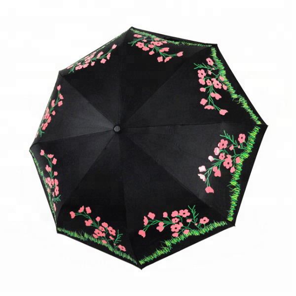 Amazing Customized Design Magic Rain Color Changing Umbrella