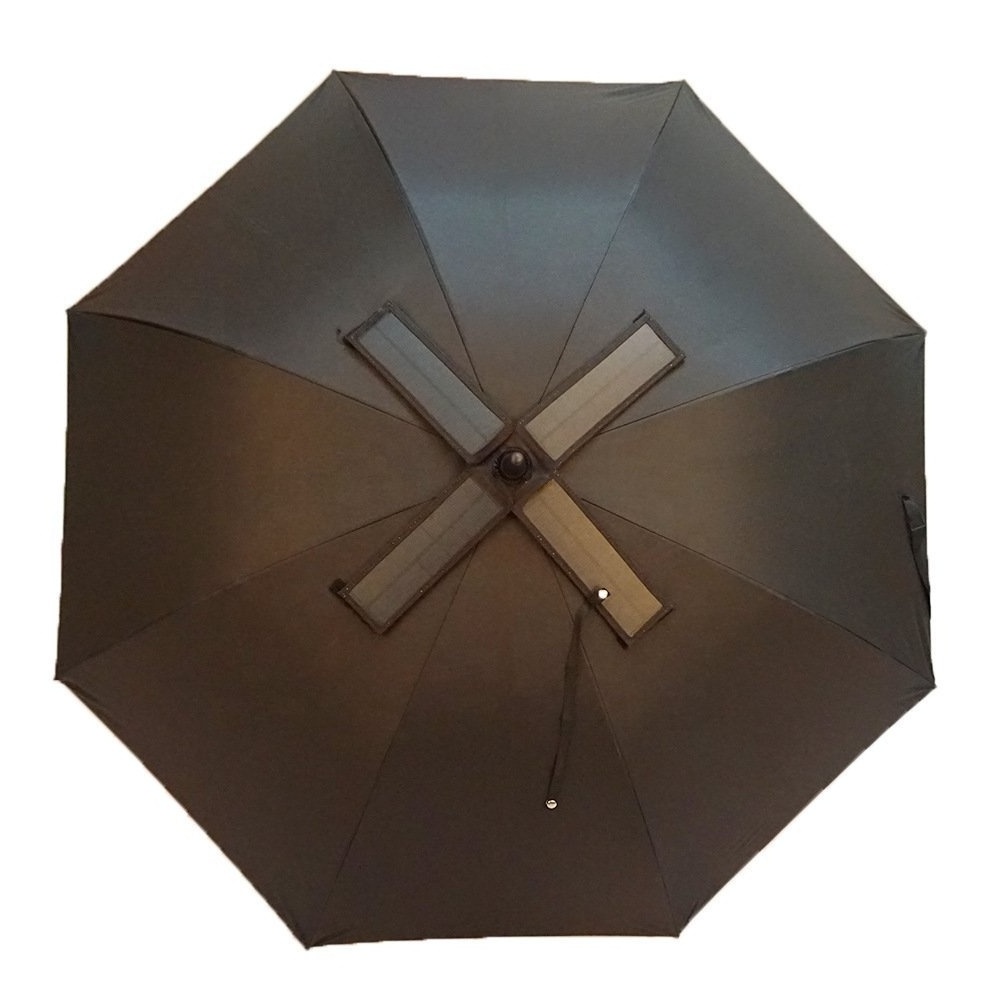 Innovative New Product Can Charge Cell Phone Solar Panel Power Charger Fan Umbrella