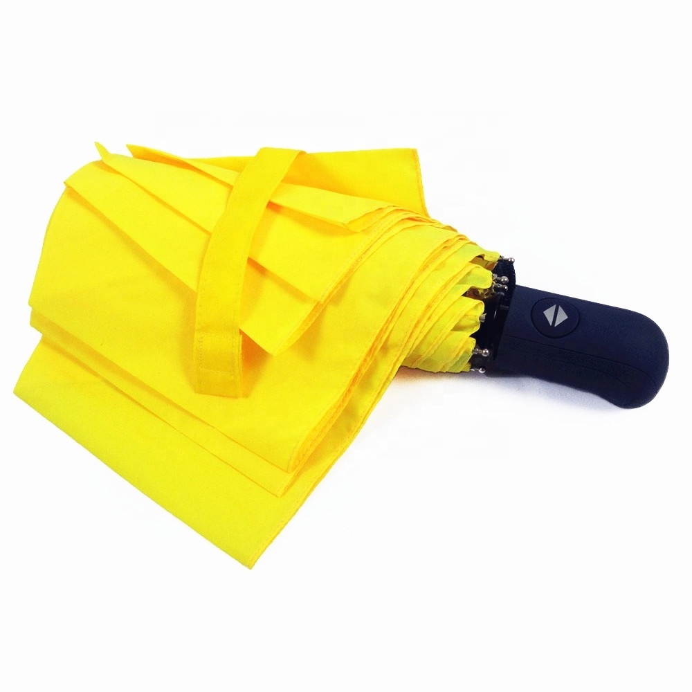 Best 110cm Automatically Opened Yellow Color Auto- Open And Close Umbrella