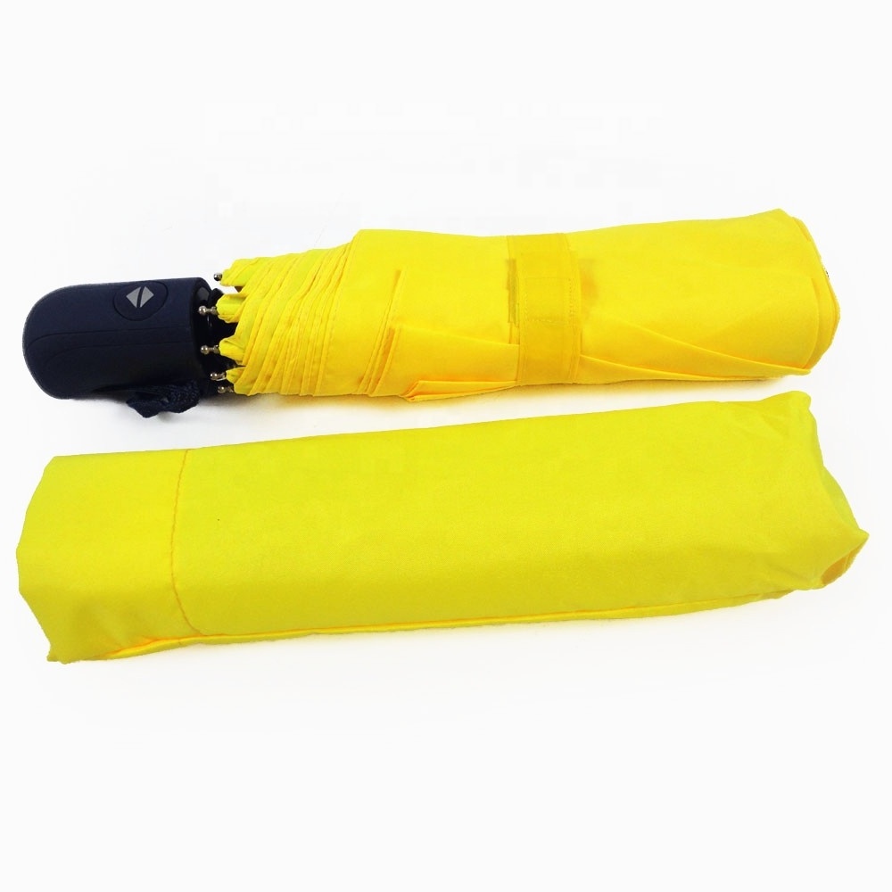 Best 110cm Automatically Opened Yellow Color Auto- Open And Close Umbrella