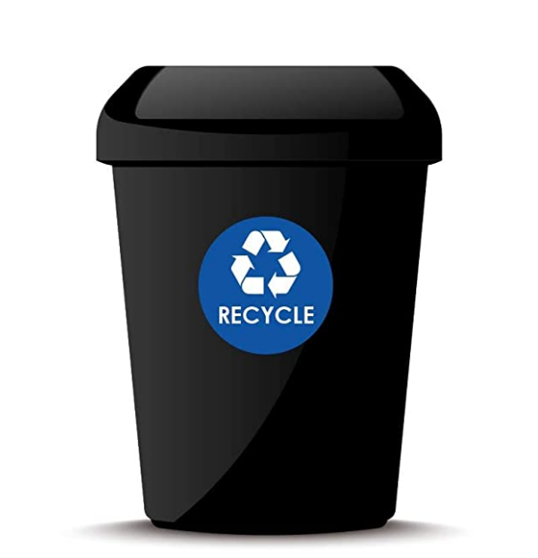 Recycle Sticker Trash Can Decal - 6