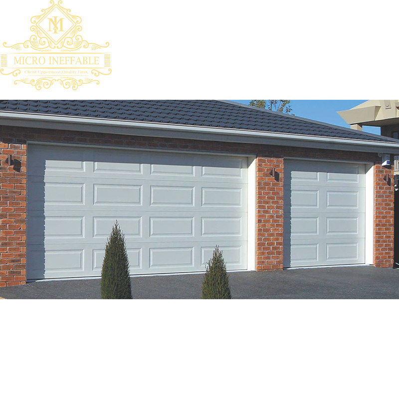 Easy Installation And Reliable Structure Automatic Roll Up Sectional Overhead Garage Door With Galvanized Steel Panels