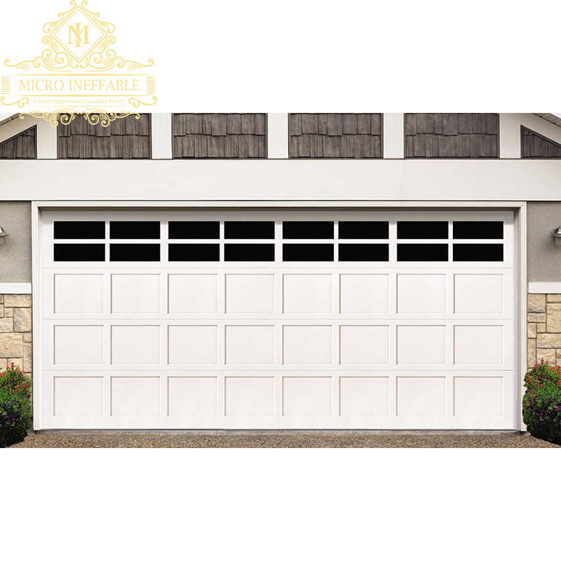 Easy Installation And Reliable Structure Automatic Roll Up Sectional Overhead Garage Door With Galvanized Steel Panels