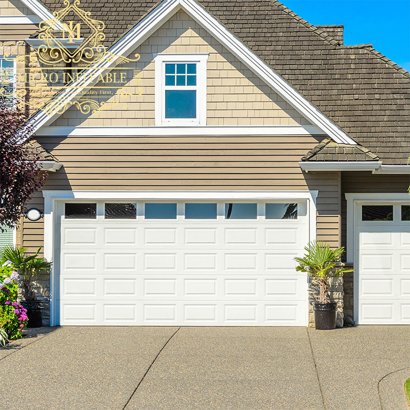 Easy Installation And Reliable Structure Automatic Roll Up Sectional Overhead Garage Door With Galvanized Steel Panels