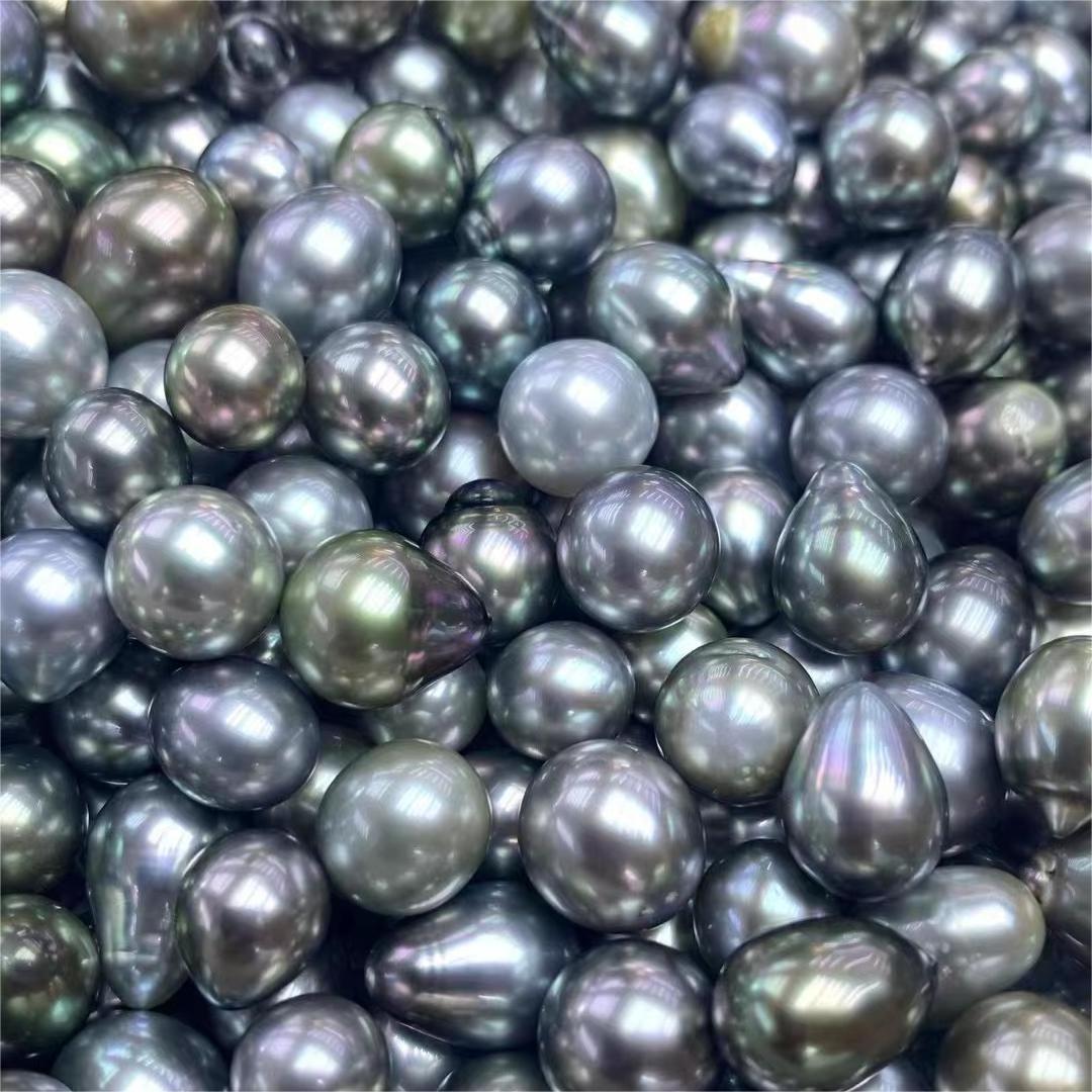 Fine Jewelry 8-12mm Sea Water Wholesale Loose Water Tahitian Pearls for DIY Jewelry Making