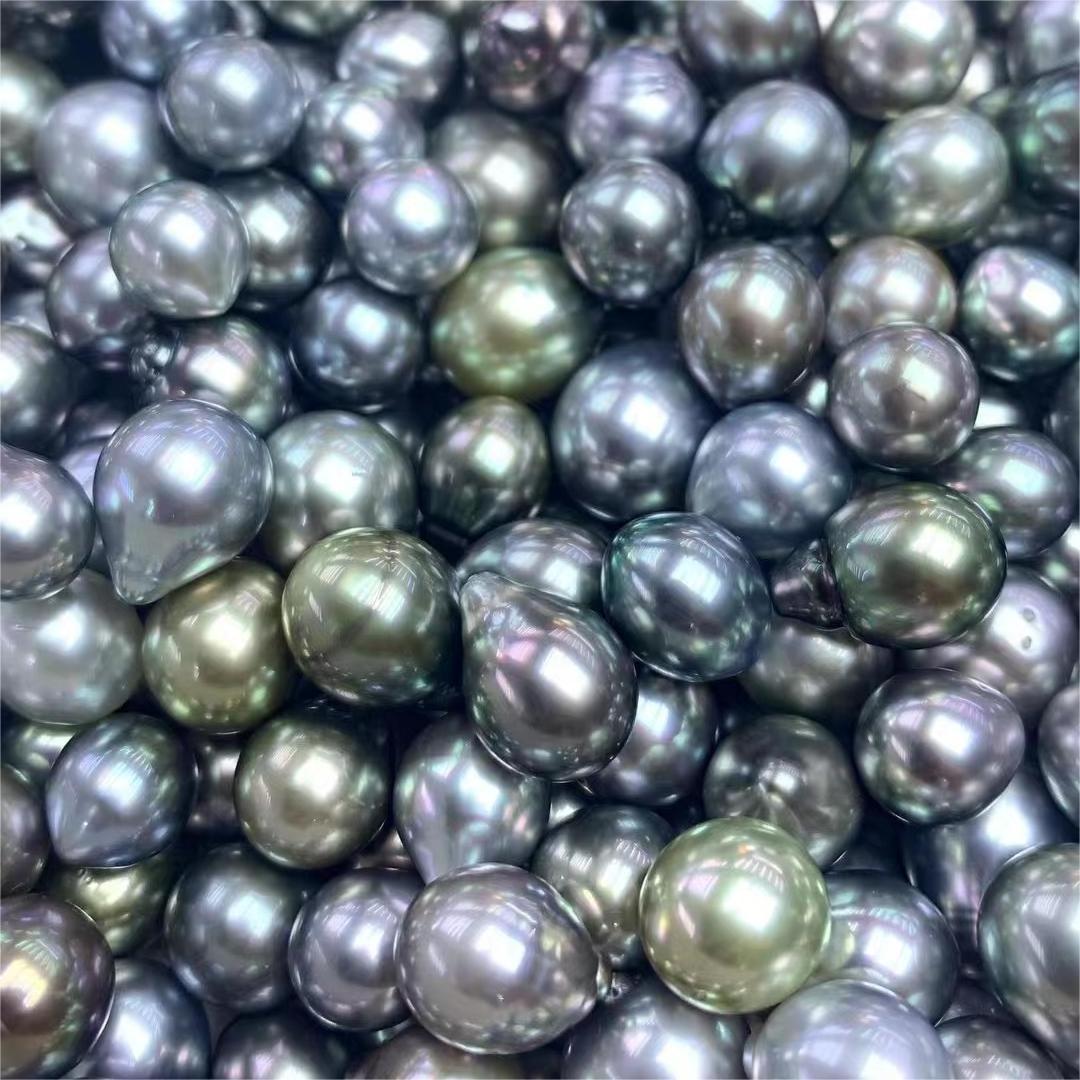 Fine Jewelry 8-12mm Sea Water Wholesale Loose Water Tahitian Pearls for DIY Jewelry Making