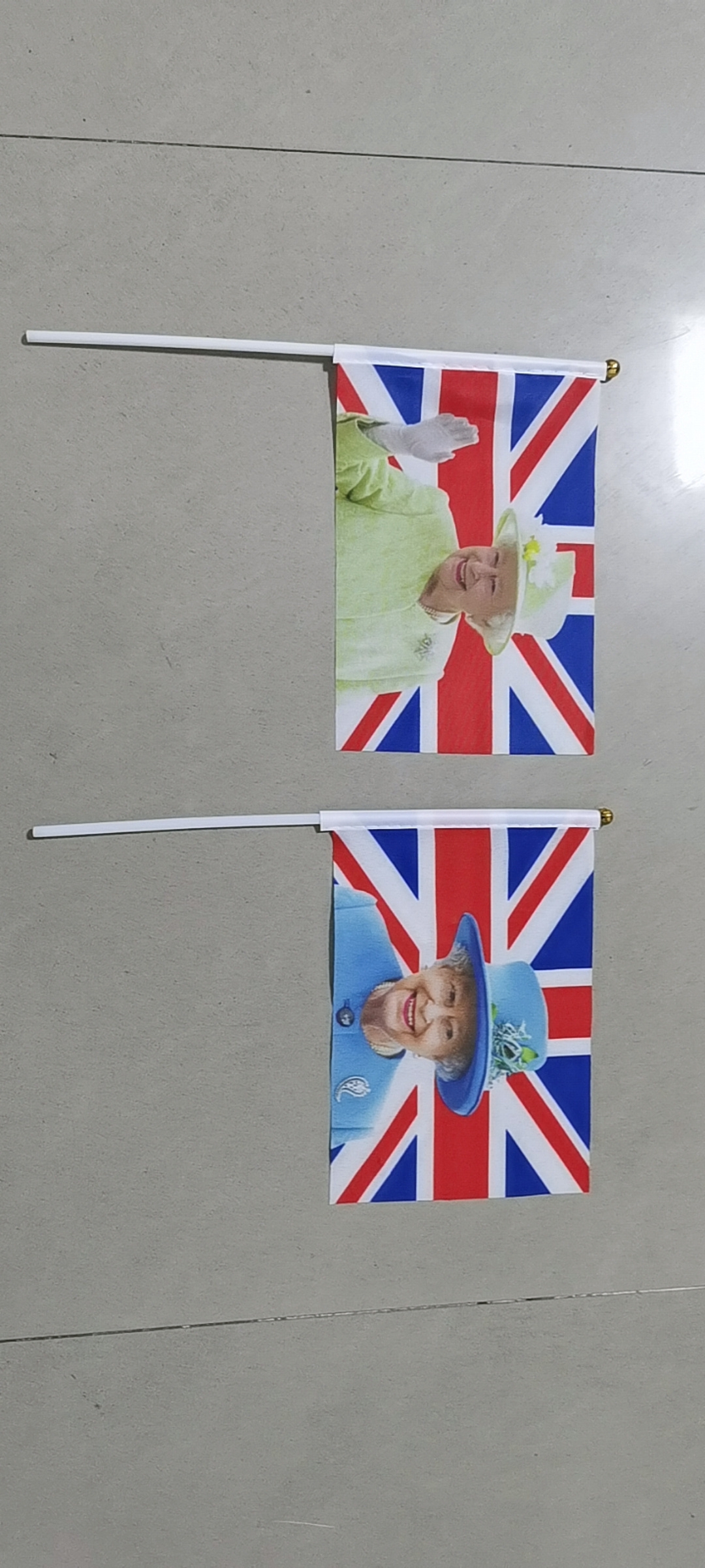 Custom Stick Flag Personalized Small Mini Flags Hand Held Waving flag with Plastic Pole