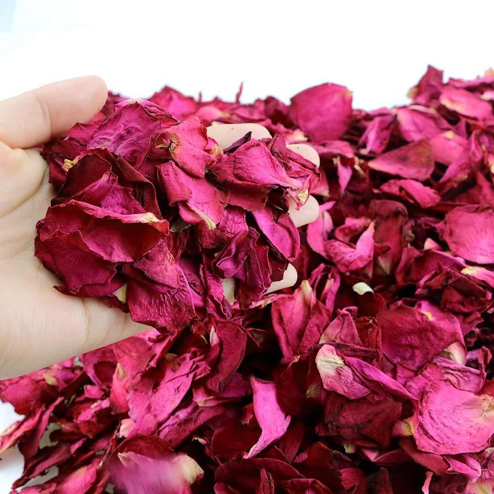 Wedding Confetti Dried Rose Petals 100% Natural Dried Plants Biodegradable Confetti Red Roses Petals