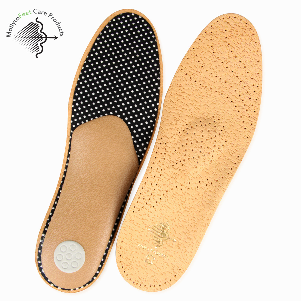 2023 Mollyto Arch supports orthotic insoles leather insoles for boots