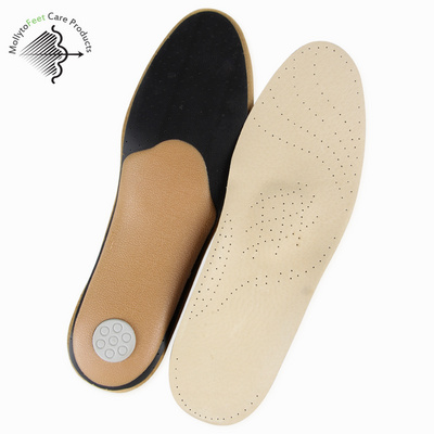 Orthopedic shoe insole arch support foot insoles leather orthopedic insoles