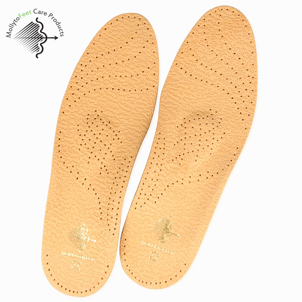 2023 Mollyto Arch supports orthotic insoles leather insoles for boots