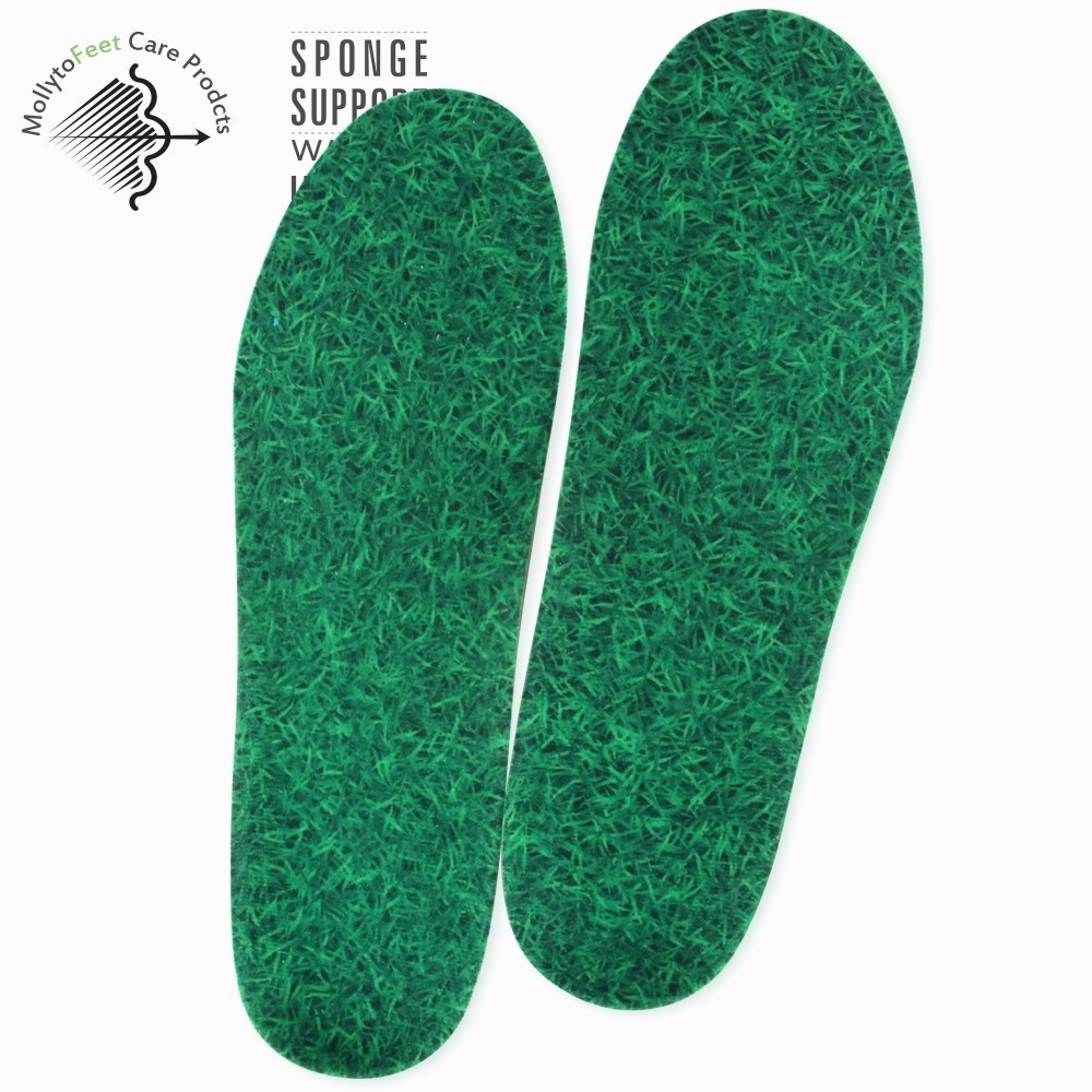 Customized design shock absorb Hi-poly &poron sports foam insoles