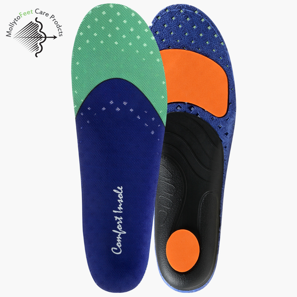 Feet Arch Support Sport Work Insoles Orthopedic For Running Shoes Shock Absorption Sport Insoles