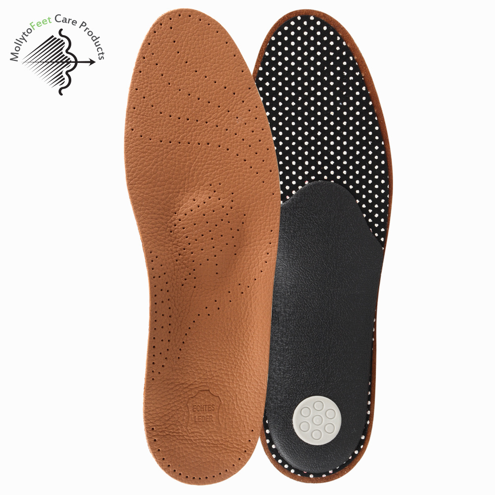 Arch support insoles for men and women shoe flat foot orthopedic insoles leather