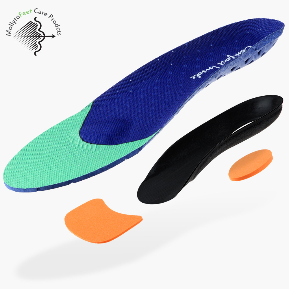 Feet Arch Support Sport Work Insoles Orthopedic For Running Shoes Shock Absorption Sport Insoles