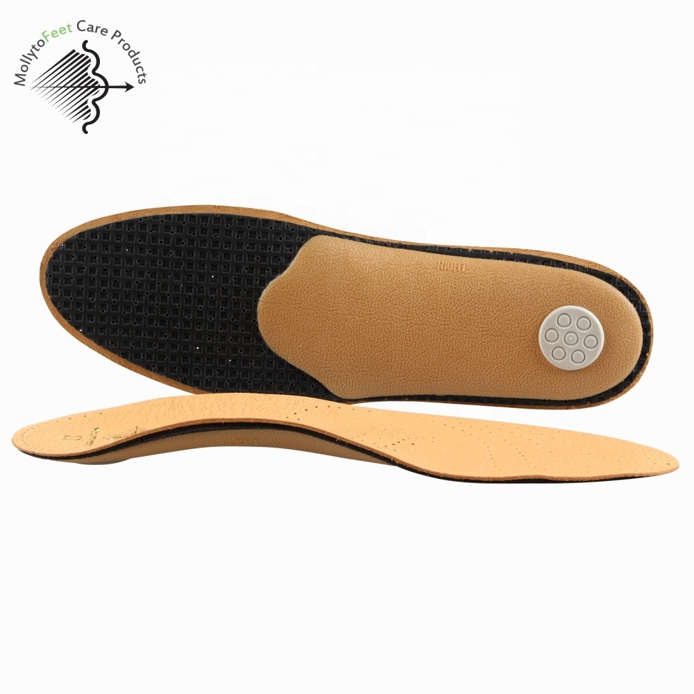 Comfort insoles orthopedic for foot pain relief orthopedic foot insoles leather