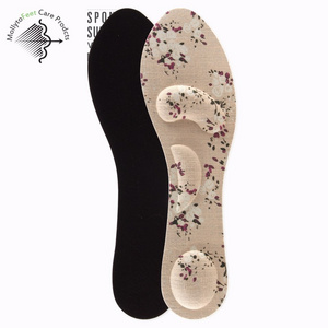 Mollyto foot care Foam material 3D massage Foot Support Orthotic insoles for women sandal