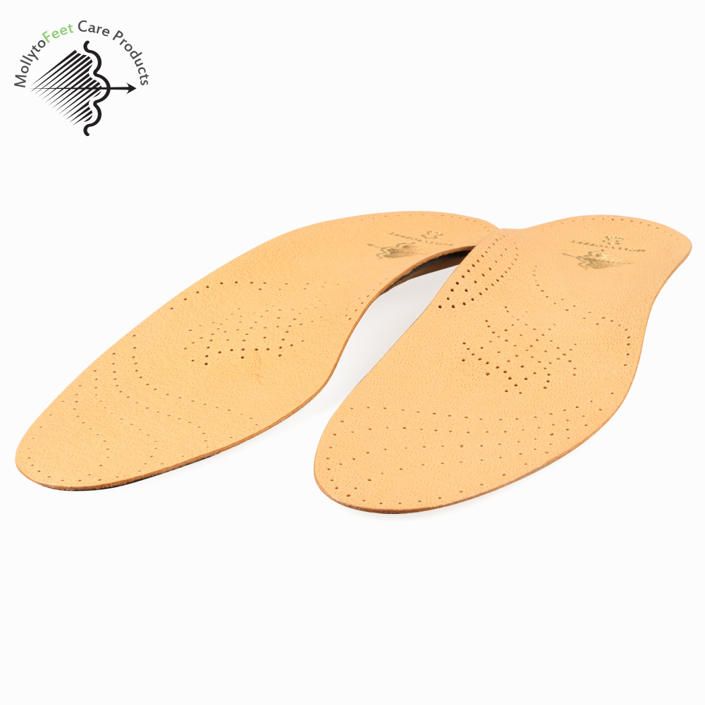 2023 Mollyto Arch supports orthotic insoles leather insoles for boots