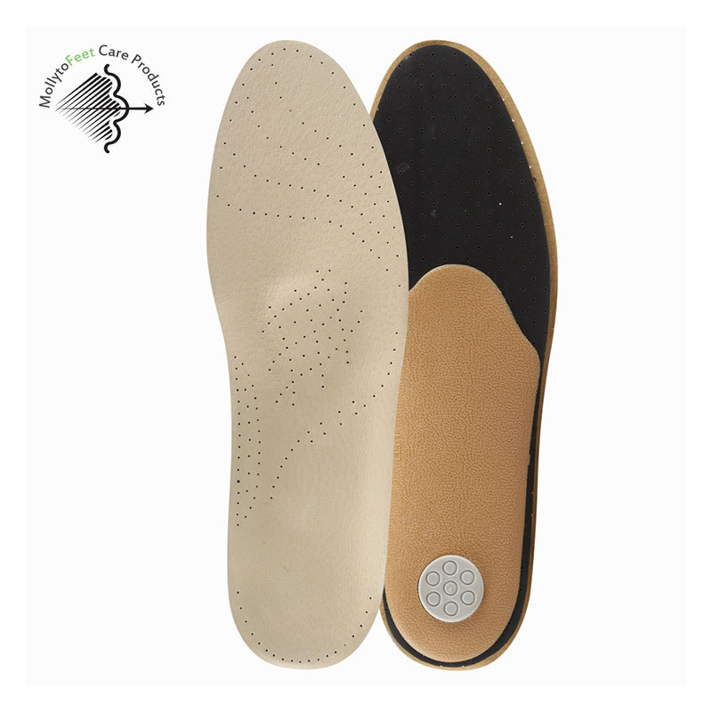 Orthopedic shoe insole arch support foot insoles leather orthopedic insoles