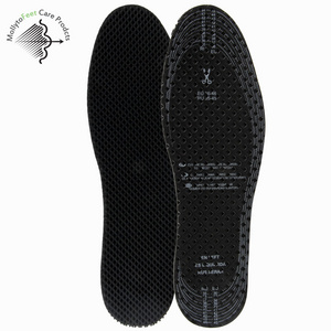 Charcoal 3D Mesh Massage Particles Latex Foam Insoles Cuttable Fit For Your Size