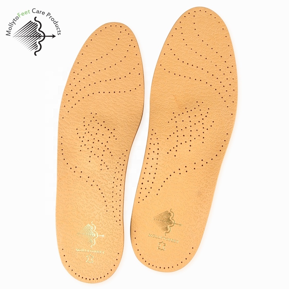 Comfort insoles orthopedic for foot pain relief orthopedic foot insoles leather