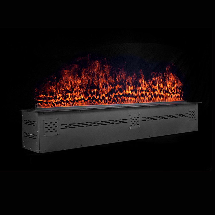 70inch length linear 7 colors flame 3D View Vapor Fire Without Heat Water Mist Electric Fireplace