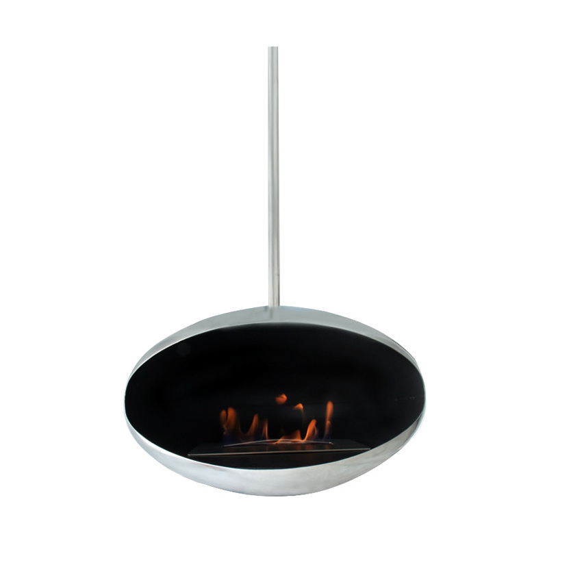 Modern design wood or Alcohol stove bio ethanol fire-core Hanging fireplace